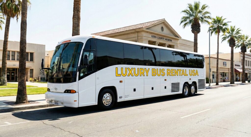 bakersfield ca charter bus rental