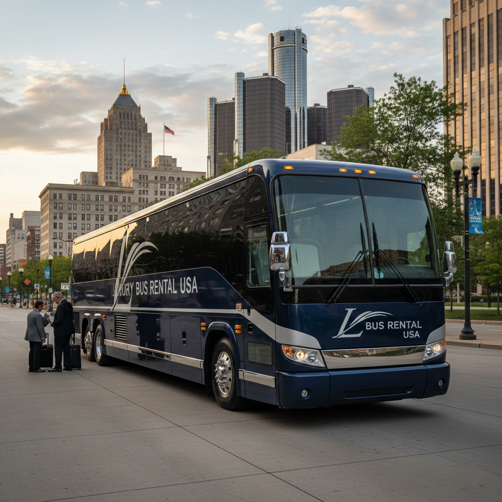 detroit, mi charter bus rental