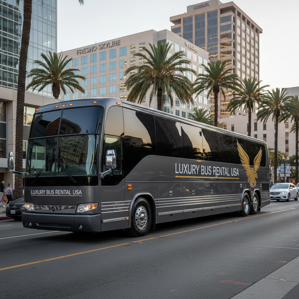 fresno, ca charter bus rental
