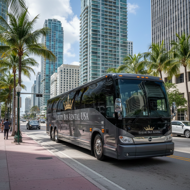 miami fl charter bus rental
