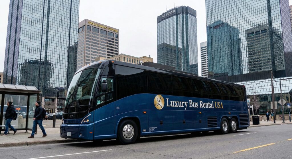 minneapolis mn charter bus rental