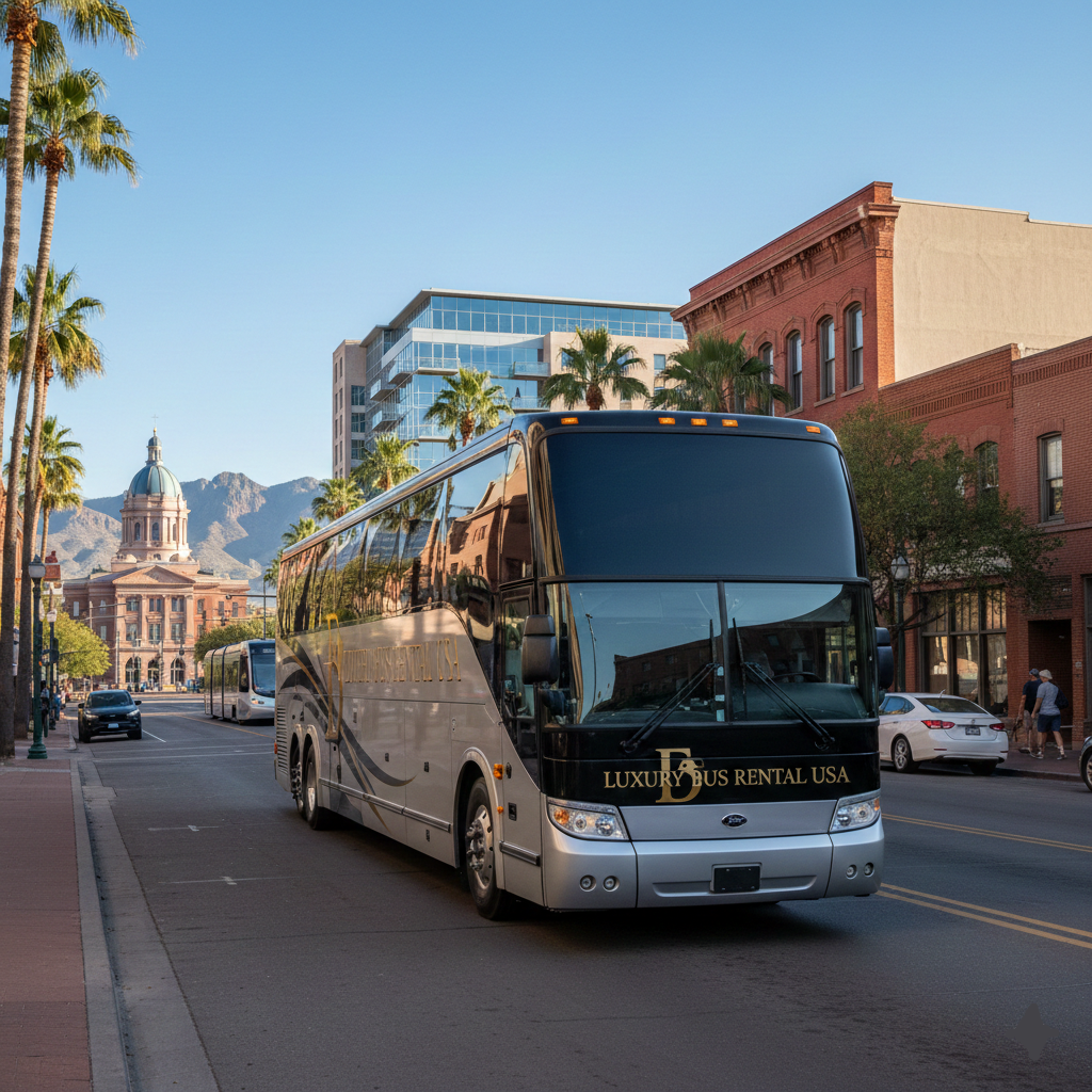tucson, az charter bus rental
