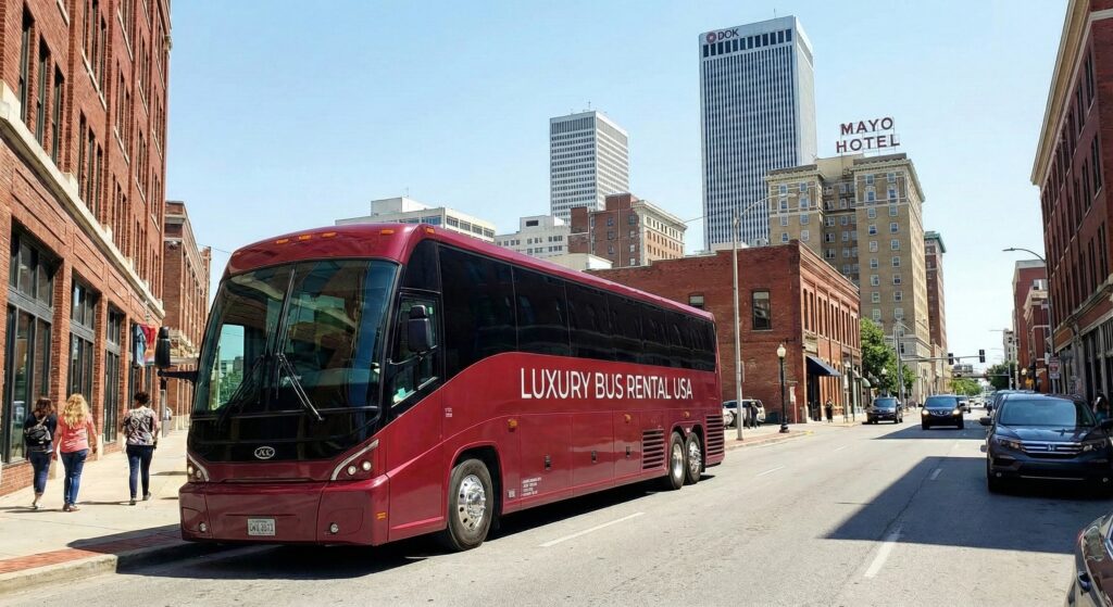 tulsa ok charter bus rental